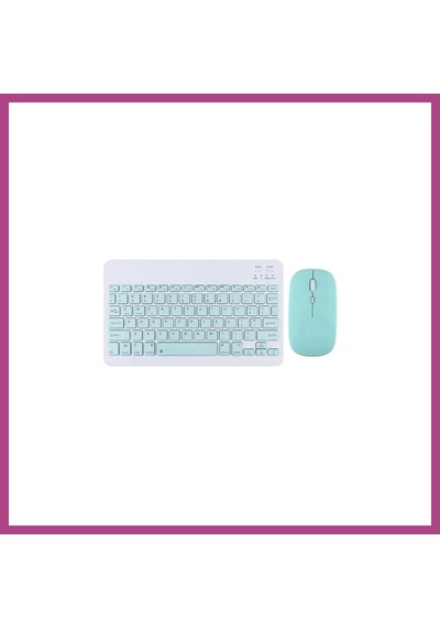 Gees Global Kyb71 Kablosuz Türkçe Q Klavye Mouse Set - Açık Yeşil Gbzs Diğer