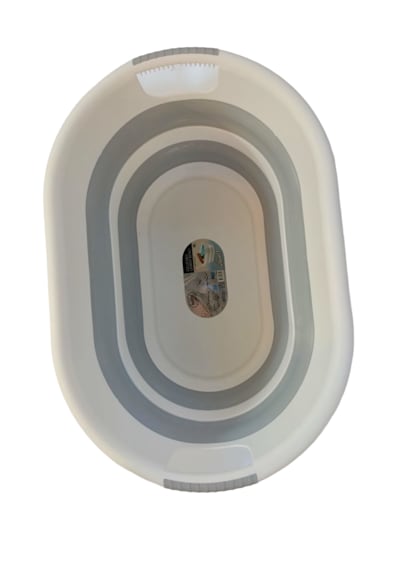 Magic Katlanır Çamaşır Selesi 38 Litre Beyaz - Gri