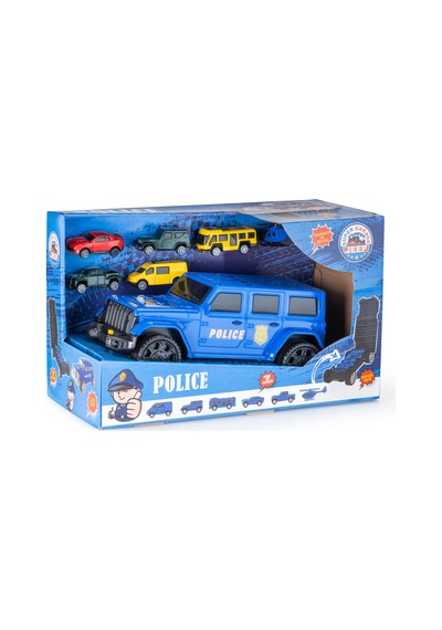 Erdem Toys Garajlı Dev Polis Jeep
