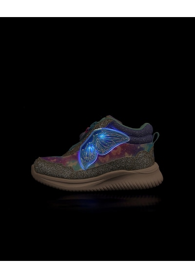 Skechers Jumpsters Küçük Kız Çocuk Gri Işıklı Bot 303469n Sllv Gri