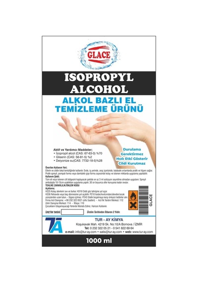 Alkol Bazlı El Temizlemeyici 1 L