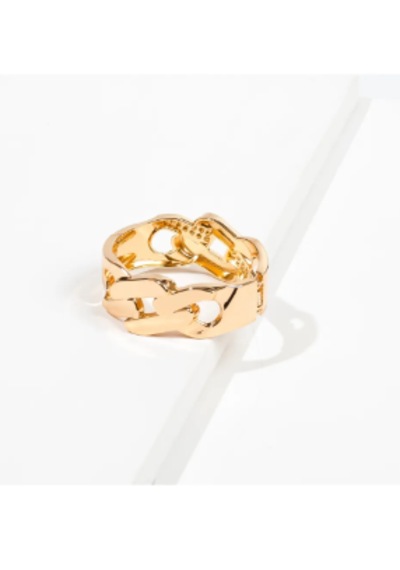 Bbaccessorıes Bb Pirinç Kaplama Modern Kelepçe Altın