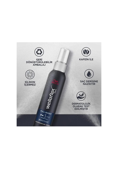 Wellaflex Jel Saç Spreyi 150ml. Men