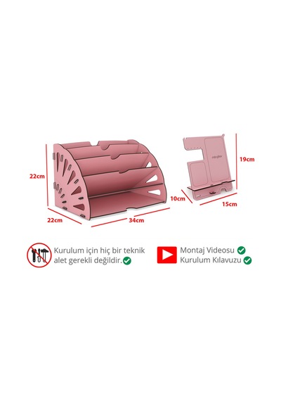 Quarter Masaüstü Organizer Ve Telefon Standı 2'li Set Ahşap Dosya Düzenleyici Dekoratif Dairesel Evrak Rafı Pembe - 901034195 Pembe Quarter Masaüstü Organizer Ve Telefon Standı 2'li Set Ahşap Dosya Düzenleyici Dekoratif Dairesel Evrak Rafı Pembe - 901034195 Pembe