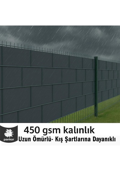 Pankor Panel Çit Kapatma Bantları - Yüksek Güvenlik Ve Gizlilik İçin Dayanıklı, Estetik Koruma Çözümü - Toz,