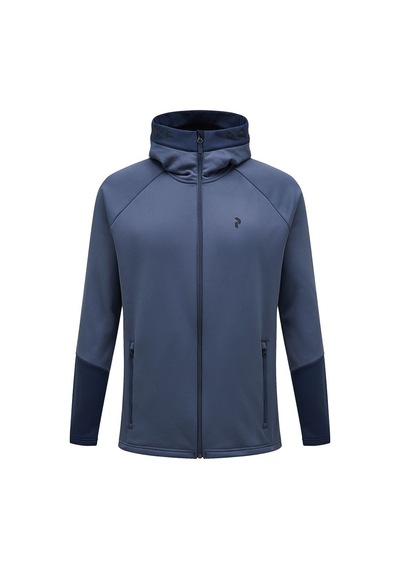 Peak Performance Peak Performance Rider Zip Hood Erkek Mavi Fleece 30235 Lacivert