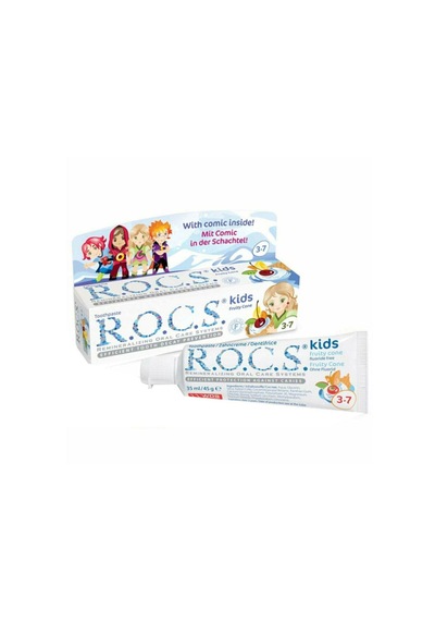 Rocs Baby Meyve Külahı 3-7 Yaş Diş Macunu