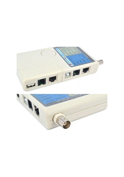 Kablo Test Cihazı Rj11 Rj45 Usb Bnc Lan Ağ Kablosu Test Cihazı