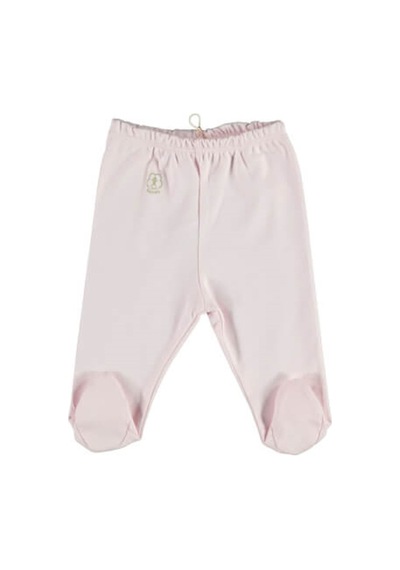 Bibaby Organik Pantolon Patikli Basic Nature Pembe-8036 Pembe