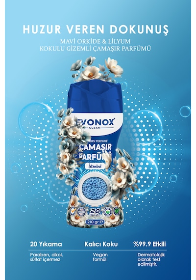 Clean Granül Çamaşır Parfümü & Çamaşır Yumuşatıcı İstanbul 210 Gr Tekli