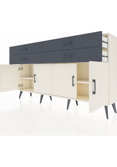 Arges Konsol 2 Raflı 4 Çekmeceli 8 Kapaklı 176x30x99 Aytaşı-aytaş Aytaşı-aytaşı/antrasit Arges Konsol 2 Raflı 4 Çekmeceli 8 Kapaklı 176x30x99 Aytaşı-aytaş Aytaşı-aytaşı/antrasit
