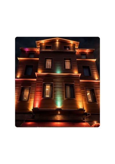 Tunga Aydınlatma Wallwasher Led Projektör 35cm 12w Ip65 24v Rotasyon Ayak Ce Kırmızı