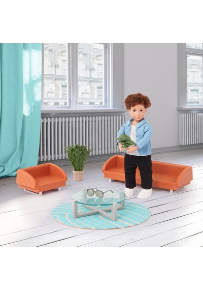 Lori Miguel Oyuncak Bebek Ve Salon Seti - 15 Cm