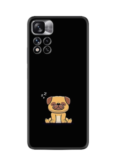 Xiaomi Redmi Note 11 Pro Plus 5g Kılıf Resimli Desenli Silikon Platinium Series Uyuyan Köpek 1875