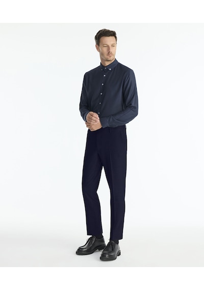 Yargıcı Tapered Fit Normal Bel Pantolon 25kepn3012x 004 Lacivert