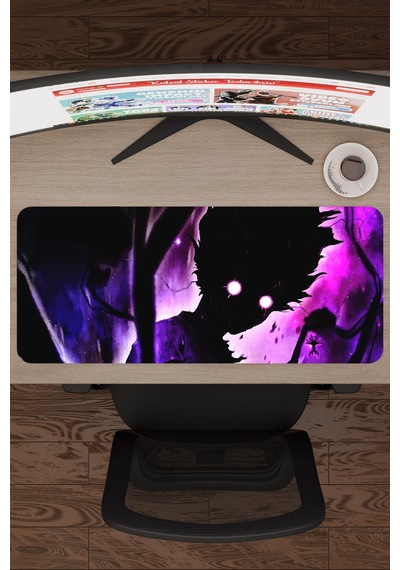 Mob Psycho 100 Anime V3 - 70x30 Xl Gaming Kauçuk Kaymaz Taban Mouse Pad Fare Altlığı