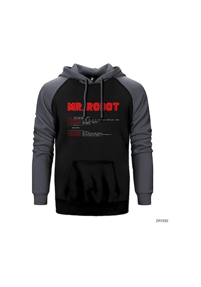 Mr Robot Console Sarı Renk Reglan Kol Sweatshirt / Hoodie