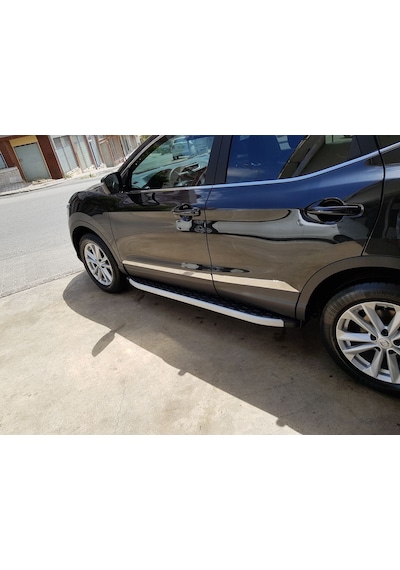 Nissan Qashqai Krom Yan Kapı Çıtası 4 Parça 2014 Üzeri Paslanmaz