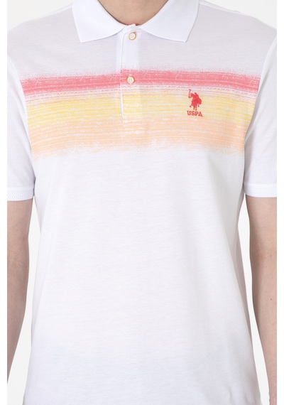 U.S. Polo Assn. Erkek Regular Fit Polo Yaka Turuncu Tişört 50300365-VR202