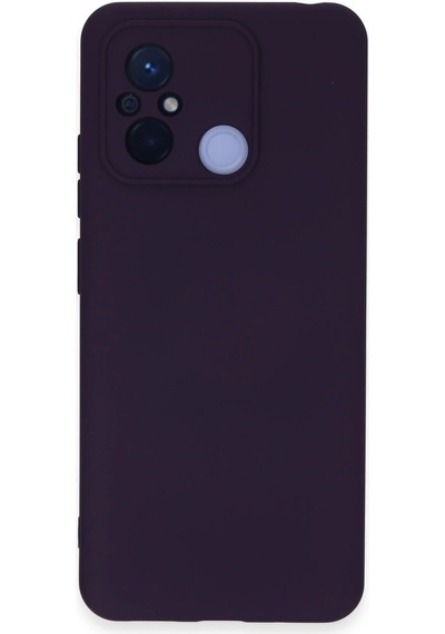 Ilkeshop Newface Xiaomi Redmi 12c Kılıf Nano İçi Kadife Silikon - Mor