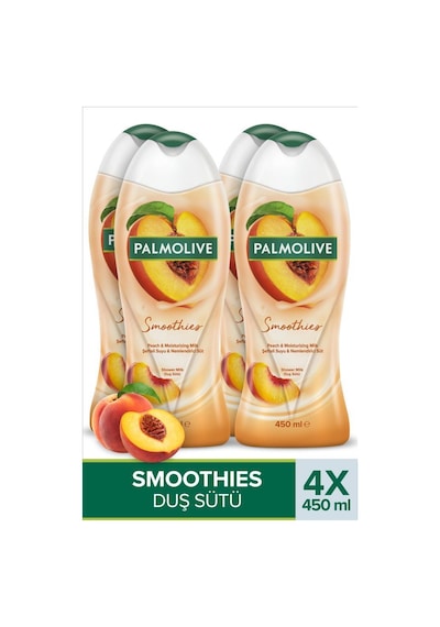 Palmolive Smoothies Şeftali 450 Ml Duş Jeli X4 Şeftali