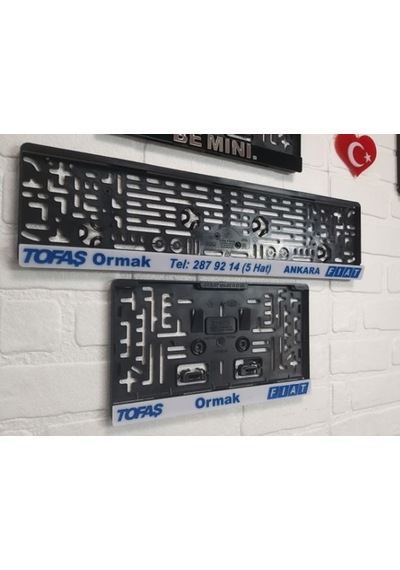 Ormak Tofaş  Pleksi Plakalik 525888778 - 2 Adet Kare
