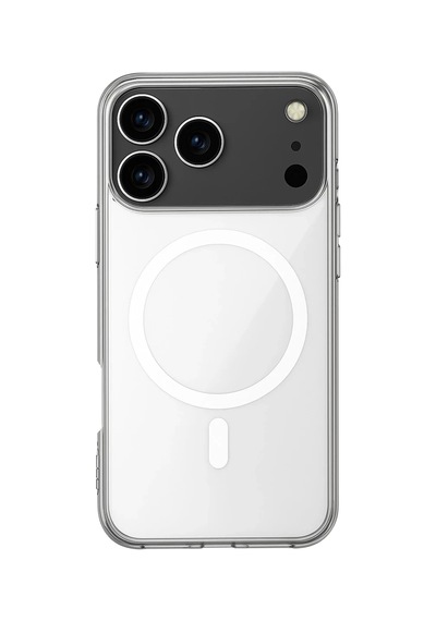 İphone 17 Pro Kılıf Magneticsafe Şeffaf Silikon - Şeffaf