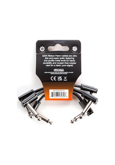 Mxr Şerit Yama Kablosu 3 " 3"-3 Paket, 1/4-inç Dik Açı 3pdcpr03 Standart