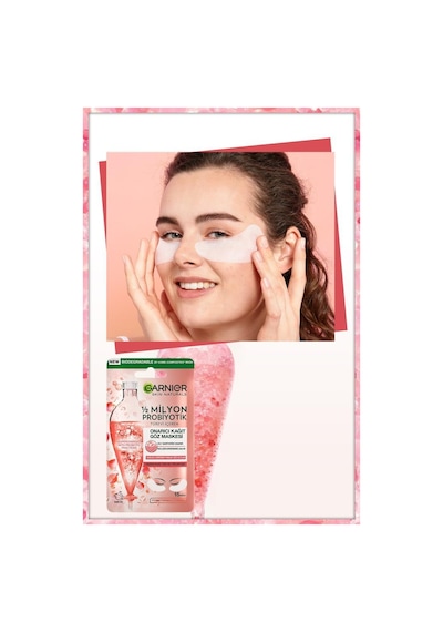 Garnier 1/2 Milyon Probiyotik Türevi İçeren Onarıcı Kağıt Göz Maskesi 3'lü Set pkt2-1prbytkmsk-9438