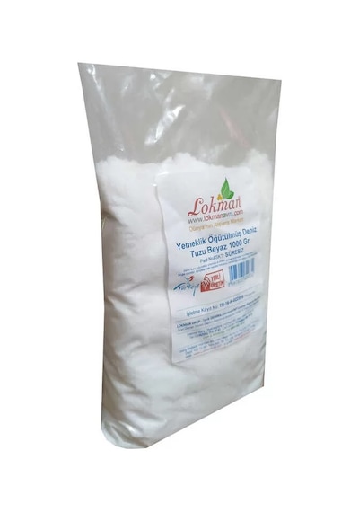 Yemeklik Öğütülmüş Deniz Tuzu Beyaz 1000 Gr