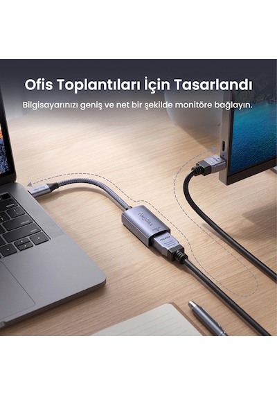 Veggieg Type-c To Hdmı 4k 60hz Ofc Bakır Çevirici Dönüştürücü Adaptör