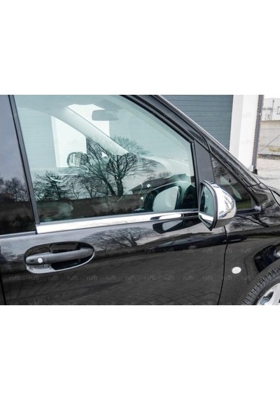Ebal Otomotiv Mercedes Vito W447 Krom Cam Çıtası 2 prç. 2014 Üzeri P. Çelik