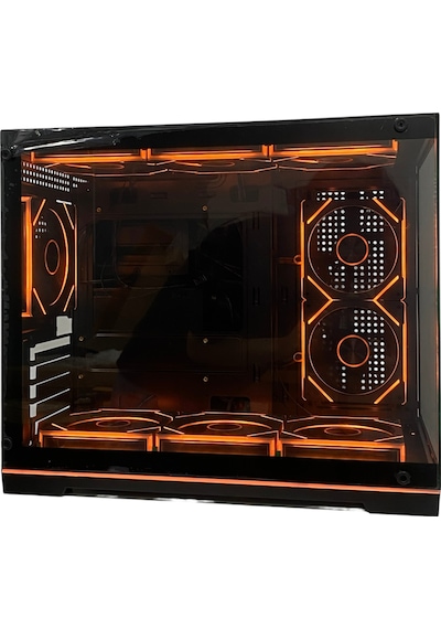 Orion Neon 6x Argb Fan Kumanda Ve Kontrolcü Micro Atx Boş Bilgisayar Kasası Siyah