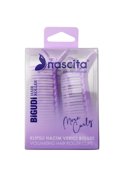 Nascita Klipsli Hacim Verici Bigudi Nasbıgudı064 Mor