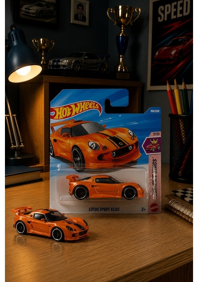 Hot Wheels Lotus Sport Elise - Compact Kings Özel Seri Metal Oyuncak Araba Çok Renkli