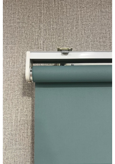 Stor Perde İthal Mat Polyester Yeşil P1380 Yeşil