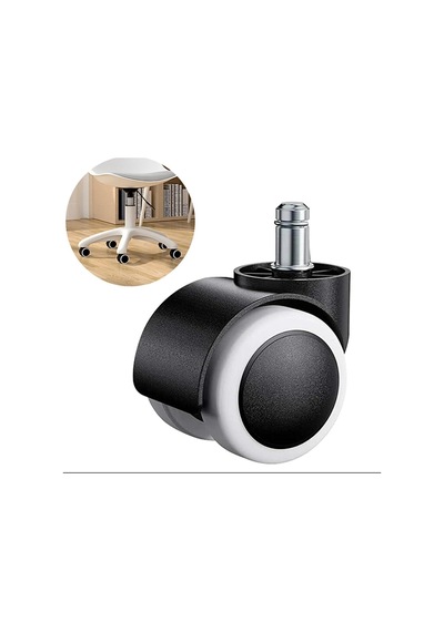 Sandofis Ofis Koltuğu Tekerleği,siyah Beyaz,50 Mm, Pim Çapı 11 Mm,evrensel Değiştirilebilir Mobilya Tekerlekleri Diğer Sandofis Ofis Koltuğu Tekerleği,siyah Beyaz,50 Mm, Pim Çapı 11 Mm,evrensel Değiştirilebilir Mobilya Tekerlekleri Diğer
