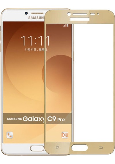 Samsung Galaxy Uyumlu C9 Pro Fiber Nano Kırılmaz Ekran Koruyucu