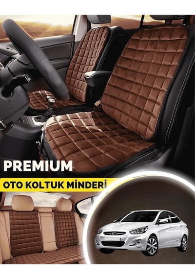 Accent Koltuk Minder Ortopedik Cepli Araç Ve Kılıf Seti Tam Uyumlu,taba Renk,konforlu Tasarım