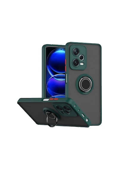 Nihcase Xiaomi Redmi Note 12 Pro 5g Kılıf Montreal Yüzüklü Mat Kapak