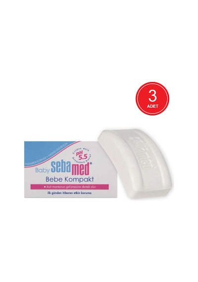 Sebamed Baby PH 5.5 Bebek Kompakt Sabun 100 G x 3
