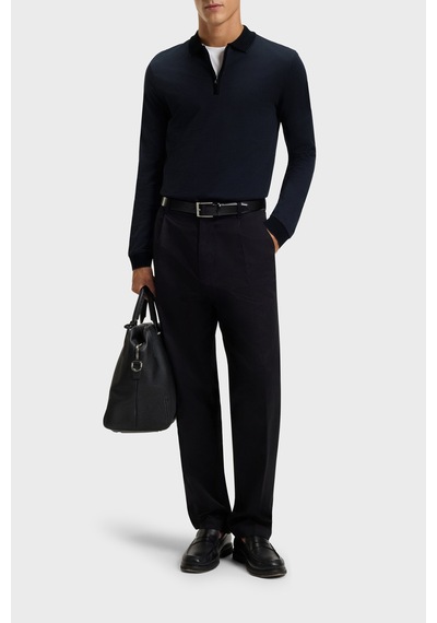 Boss Erkek Polo Yaka Kazak 50549583 404 Lacivert Lacivert