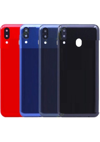 Samsung Galaxy M20 M205f İle Uyumlu Arka Pil Kapak Kırmızı