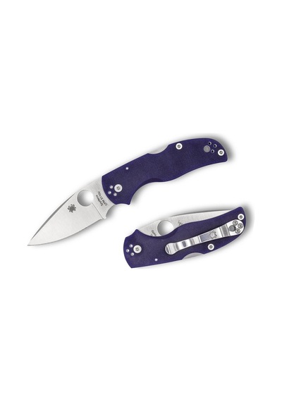 Spyderco Native 5 Dark Blue G-10 Cpm S110v Plainedge Kamp Çakı Mavi