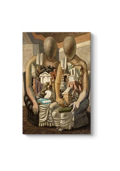 Giorgio De Chirico - Arkeologlar Tablosu 50 X 75