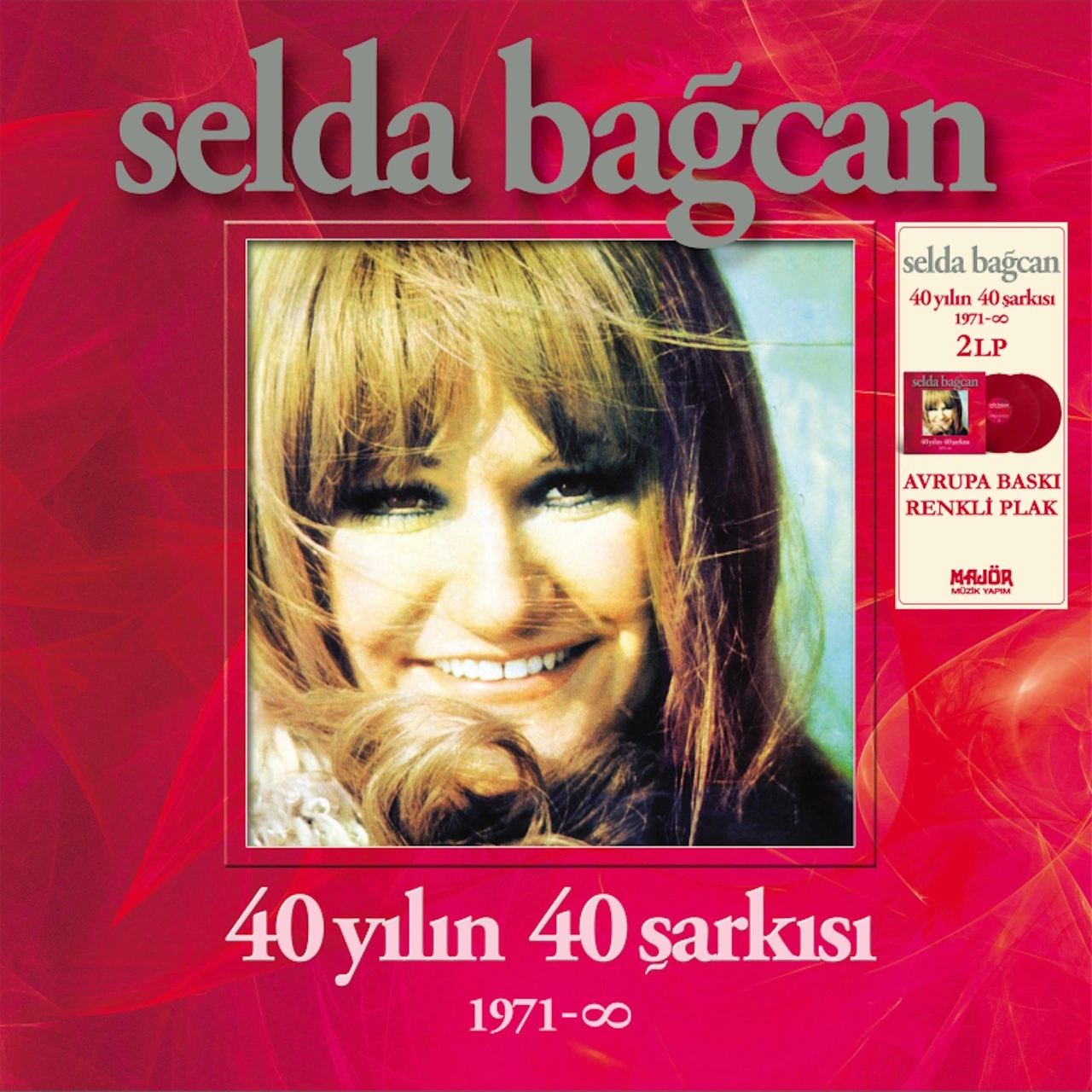 Selda Bağcan - 40 Yılın Şarkıları Kırmızı Renkli 2 Plak