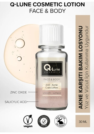 Q Lune Sıvilce Akne Kurutucu Losyon 30 ML