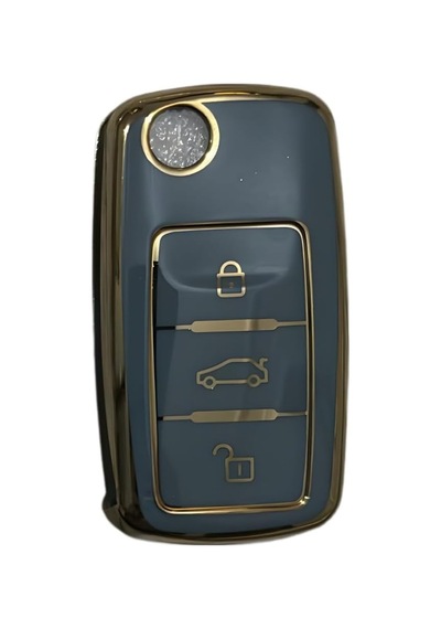 Autohan Keys Vw Araç Anahtarı Koruma Kılıfı, Tiguan, Jetta, Golf, Polo İçin, Lüks Nano Kaplama, Standart
