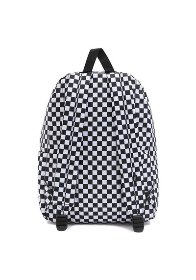 Vans Mn Old Skool Check Backpack Sırt Çantası Damalı Beyaz Siyah