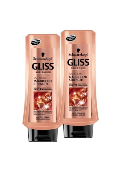 Gliss 2'li Magnificent Strength Saç Kremi 400 ml